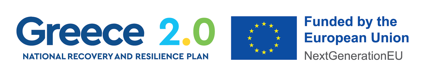 Greece 2.0 — National Recovery and Resilience Plan. Funded by the European Union, NextGenerationEU.
