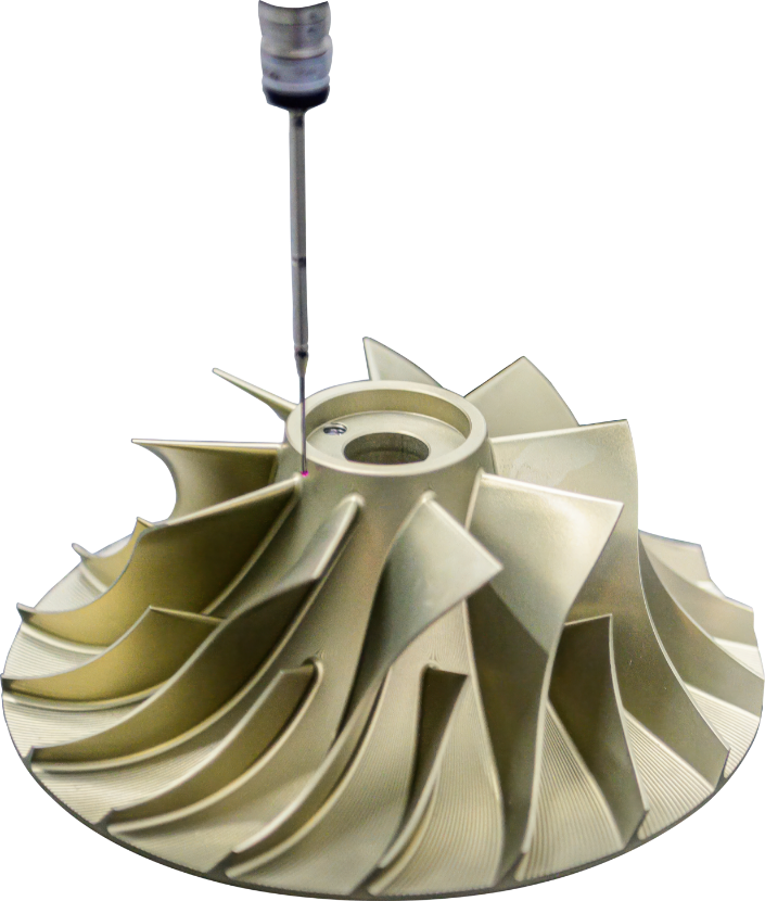 Reconditioned turbocharger compressor wheel